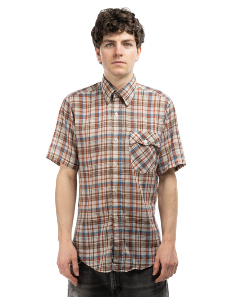 80's Levi's Plaid Button-Up - Small