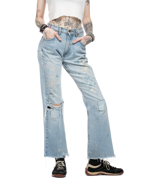 1980s Thrashed Levi's Painter Denim