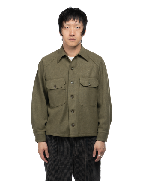 50's Wool Military Shirt - Small