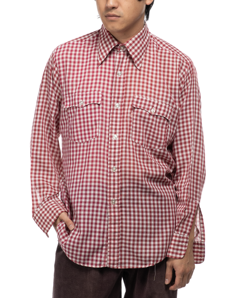 1970s Levi's Gingham Shirt