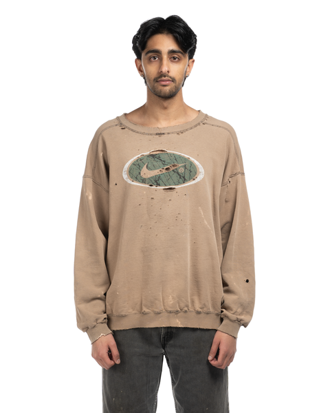 1990s Thrashed & Faded Nike Crewneck