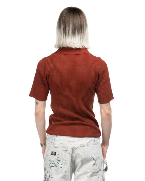 1970s Knit Zip-Polo