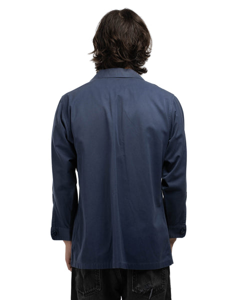 70's Deadstock Missile Blue Utility Shirt - Medium