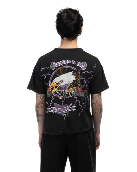 80's Leader of the Pack Moto Tee - Medium