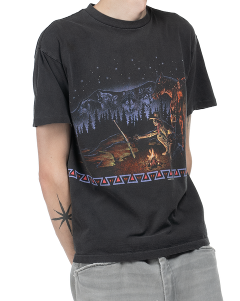 90's 4 Wolf Night Tee - Medium
