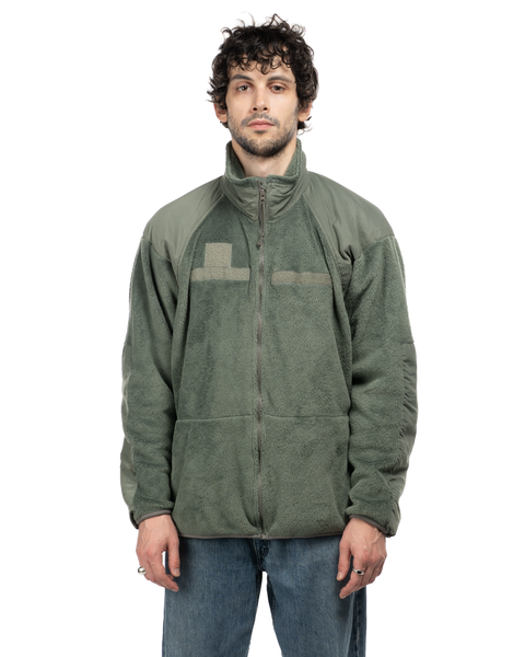 Y2K Army Fleece Jacket