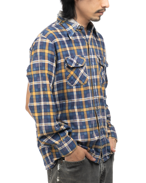 1970s Thrashed Cotton Flannel