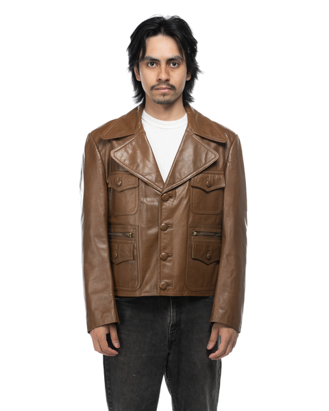 1970s London Britches Leather Jacket