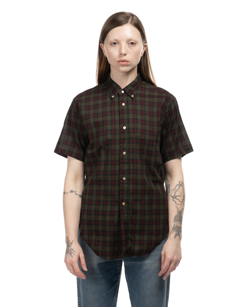 1960s Plaid Oxford Shirt