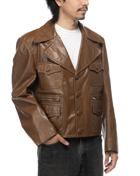 1970s London Britches Leather Jacket