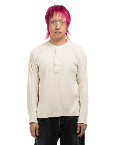 70's Military Henley - Medium