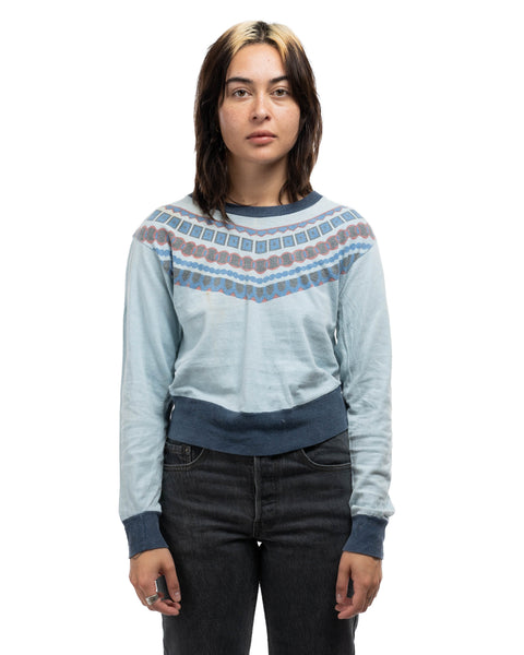 50's Penney's Pattern Print Top - Small