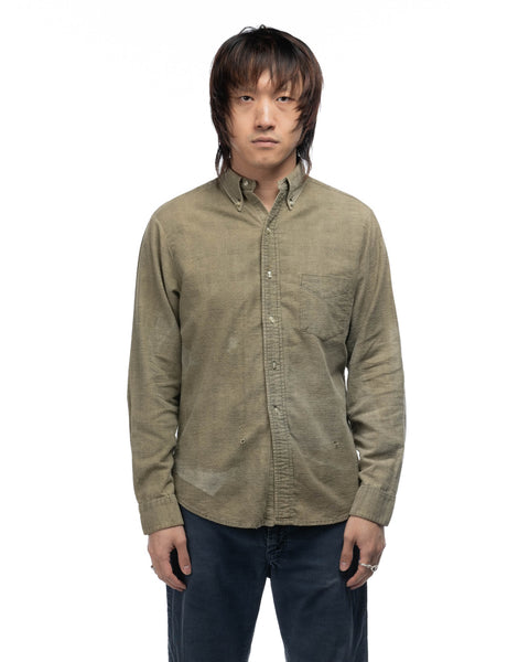 50's Pilgrim Tonal Plaid Soft Cotton Oxford Shirt - Medium