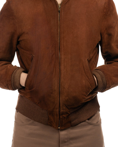 60's Suede Bomber - Small