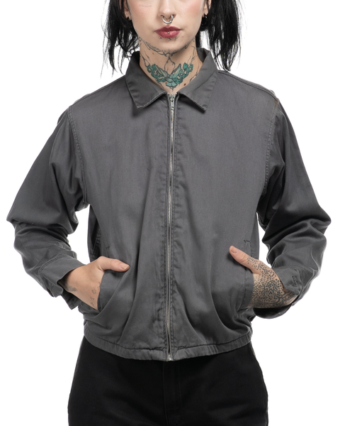 1950s Flannel-Lined Harrington Jacket