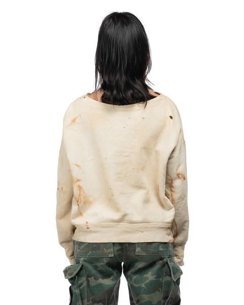 1940s Rust Dye Crewneck Sweatshirt