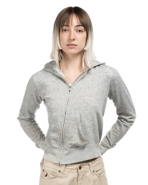 1970s Heather Zip Hoodie