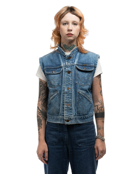70's Wrangler Denim Vest - Small