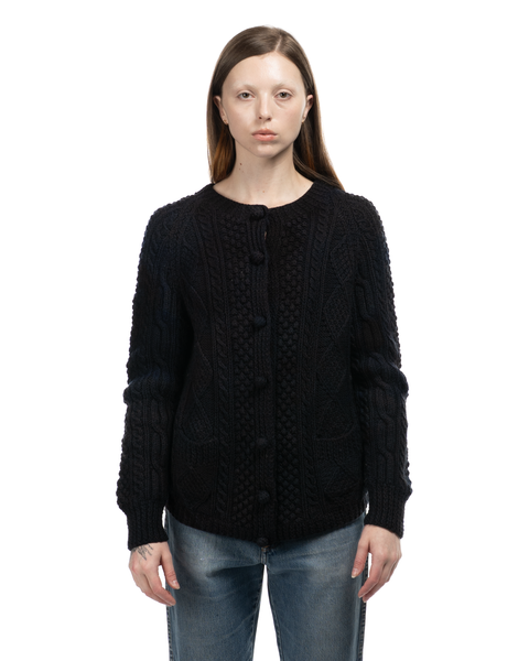 1970s Over-Dyed Cable Knit Sweater