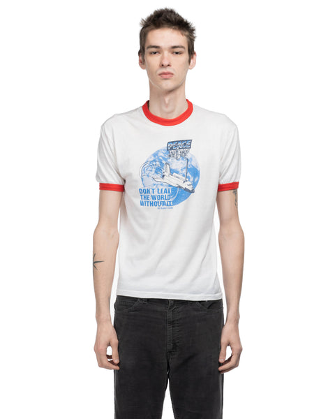 1980s Peace in Space Ringer Tee