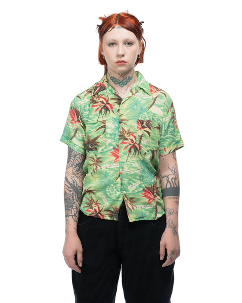60's Rayon Aloha Shirt - Small