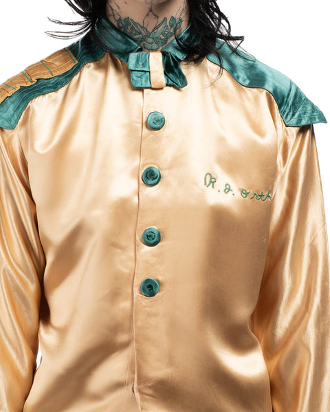 50's Satin Shirt - Small