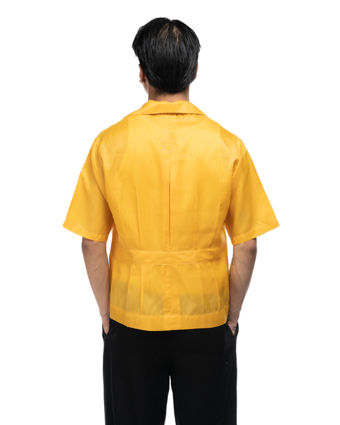 1960s Yellow Zip Uniform Shirt
