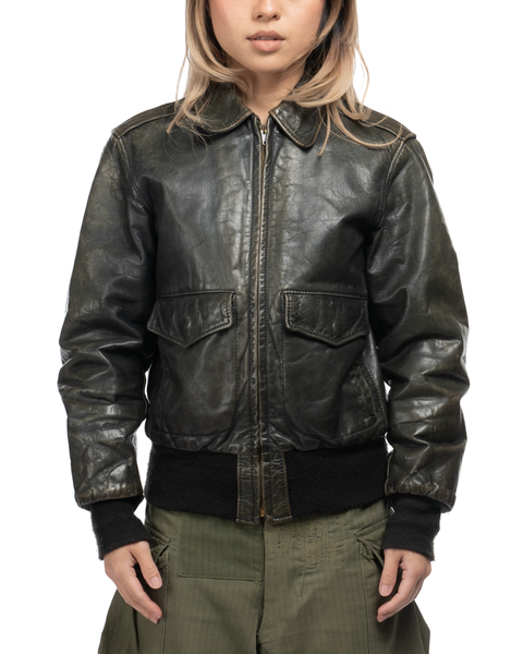 70s A2 Style Bomber Jacket - Small