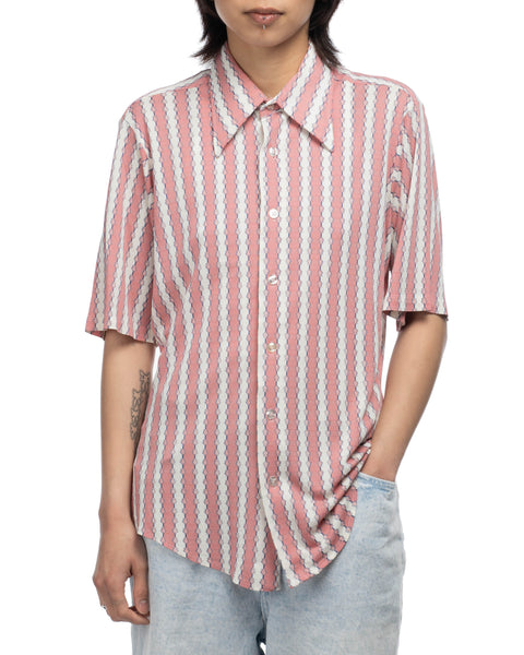 70's Patterned Button-Up - Small