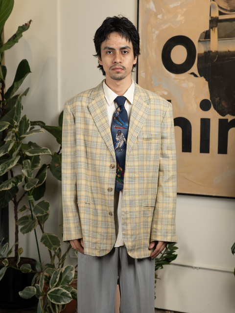 1990s Square Tag Gap Cotton Blazer
