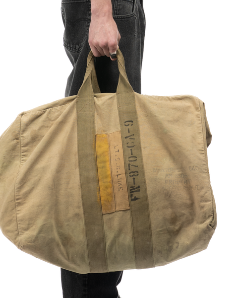 WW2 Stenciled Aviator's Kit Bag