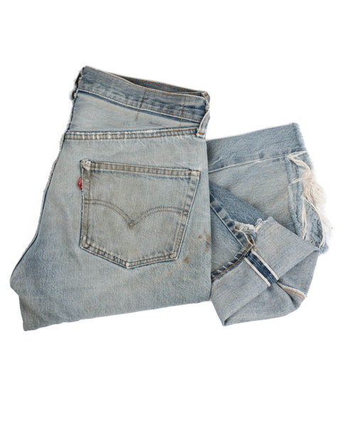 80's Thrashed Levi's 501 Redlines - 31" x 21"