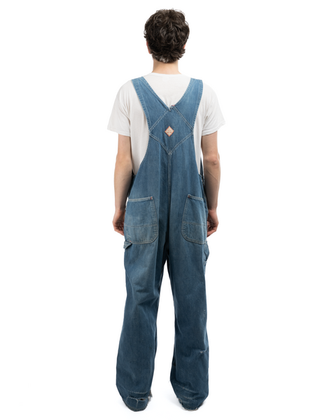 50's Payday Denim Overalls - Large