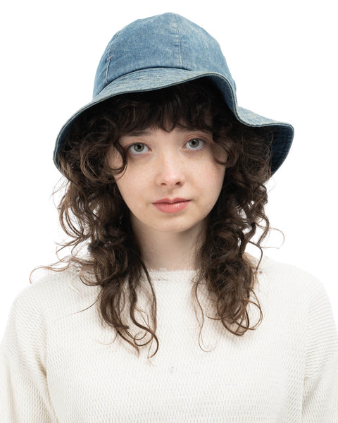 60's Faded Indigo Bucket Hat - OS