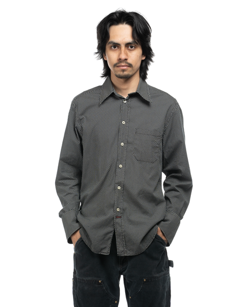 1990s Polka Dot Button-Up