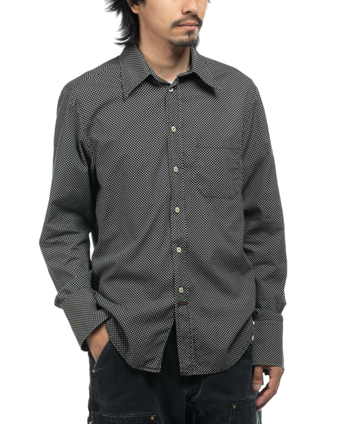 1990s Polka Dot Button-Up
