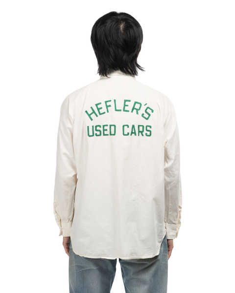 1950s Chain-Stitched Cotton Shirt