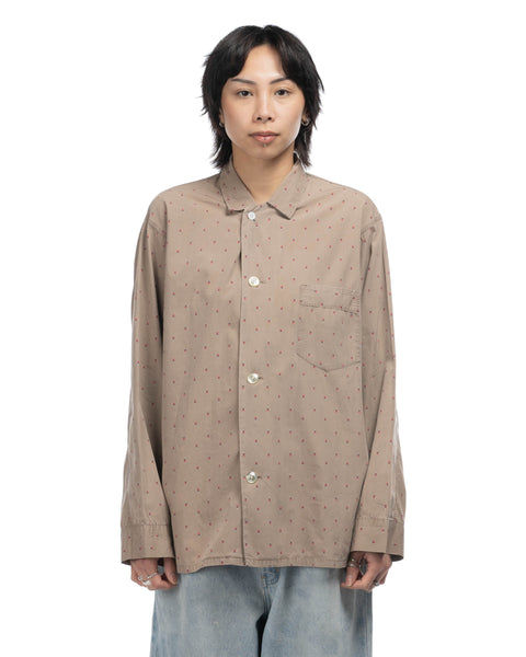 60's Penney's Patterned Shirt - Medium