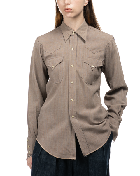 1960s H bar C Gabardine Western Shirt