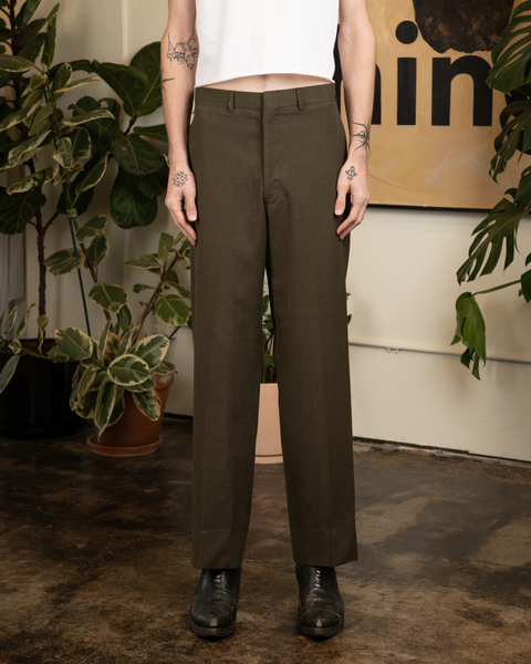 1970s Wool Officer Trousers