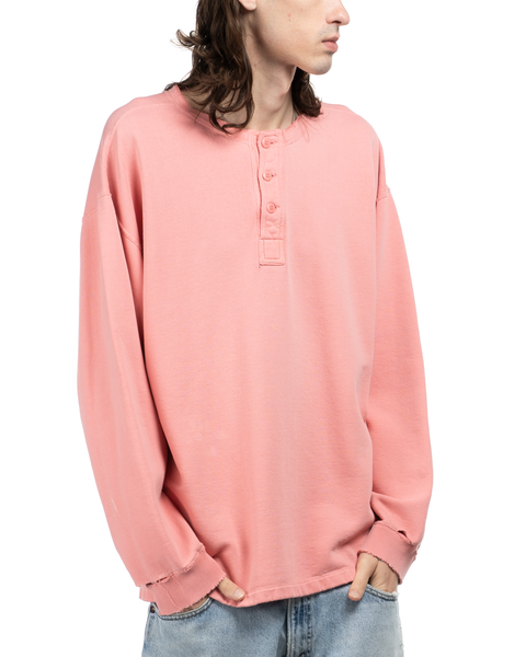 1990s Square Tag Gap Henley Sweatshirt