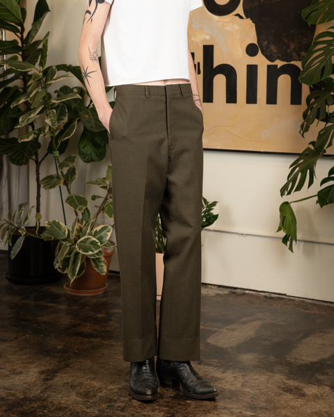 1970s Wool Officer Trousers