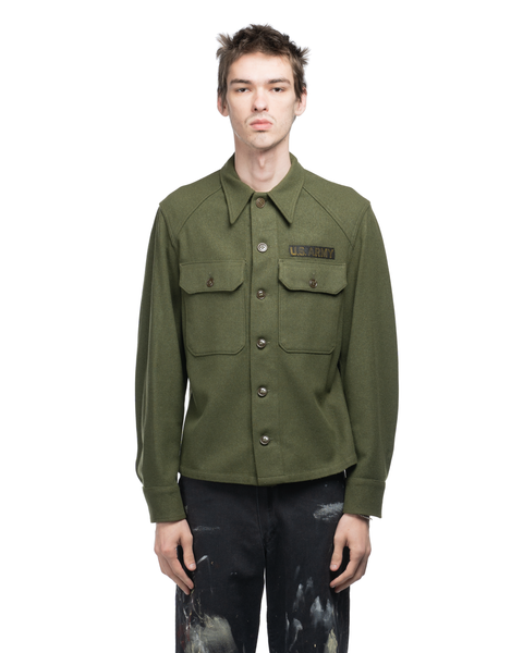 1950s Wool Military Shirt