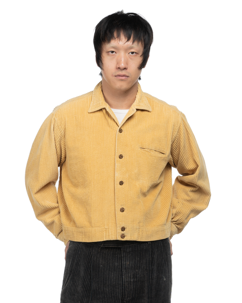 60's Boxy Chunky Corduroy Jacket - Large