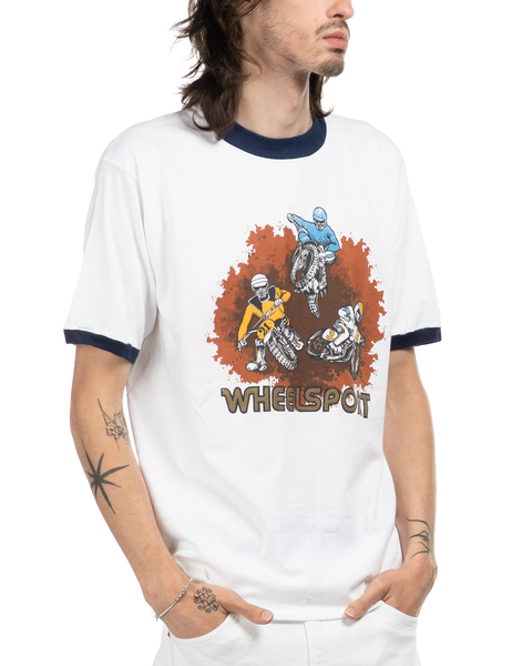 1970s Motocross Ringer Tee
