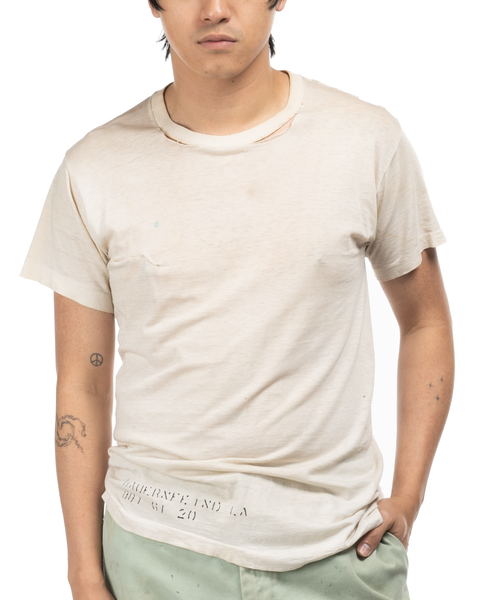 1960s Military Issued & Stenciled Tee