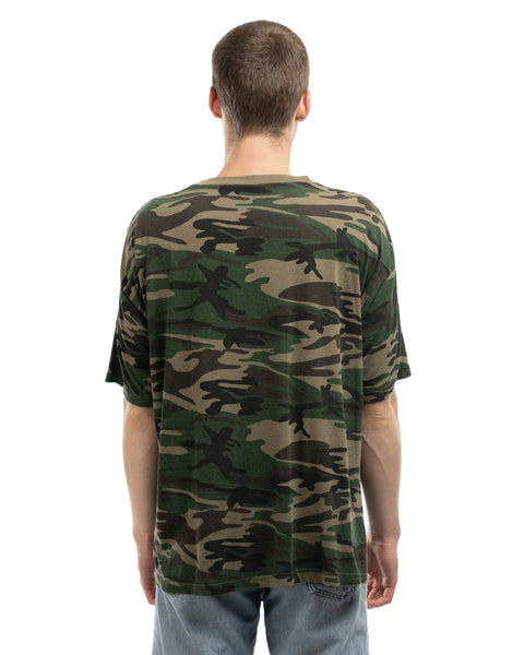 80's Boxy Camo Tee - XL