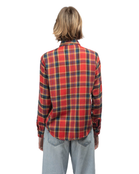 70's Cotton Flannel Shirt - Medium