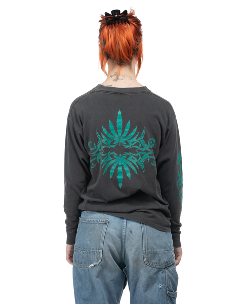 90's Fashion Victim Weed Tribal Tee - Medium