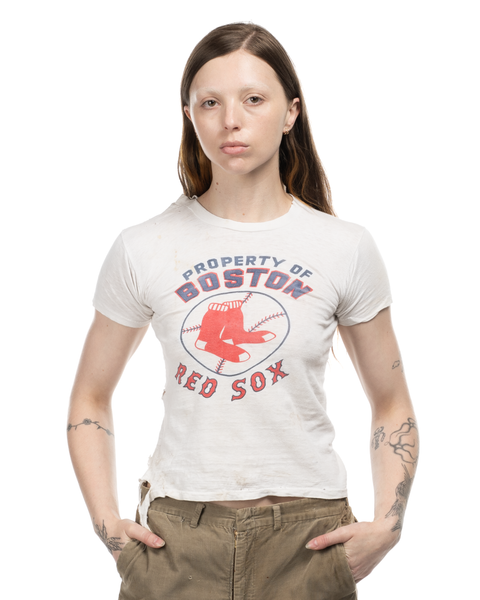 1960s Thrashed Red Sox Tee